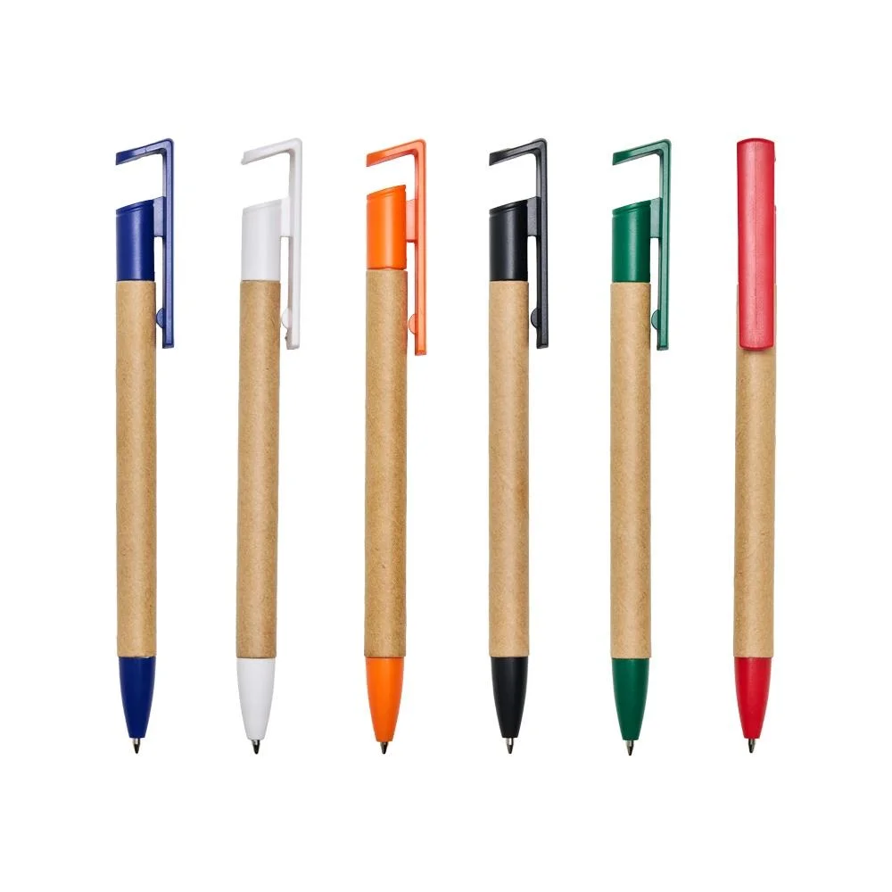 Caneta Ecológica com Suporte para Celular CB 016